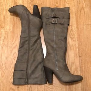 JustFab Taupe Boots